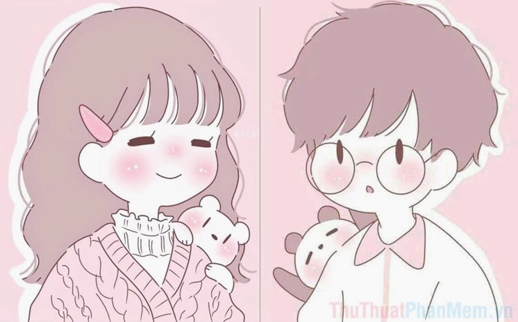 407+ Avatar Đôi Cute Siêu Dễ Thương Cho Năm 2026