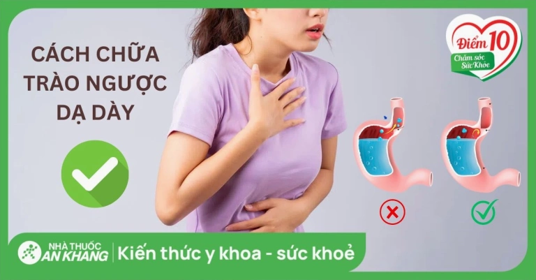 5 mẹo chữa trào ngược dạ dày khó thở hiệu quả tại nhà