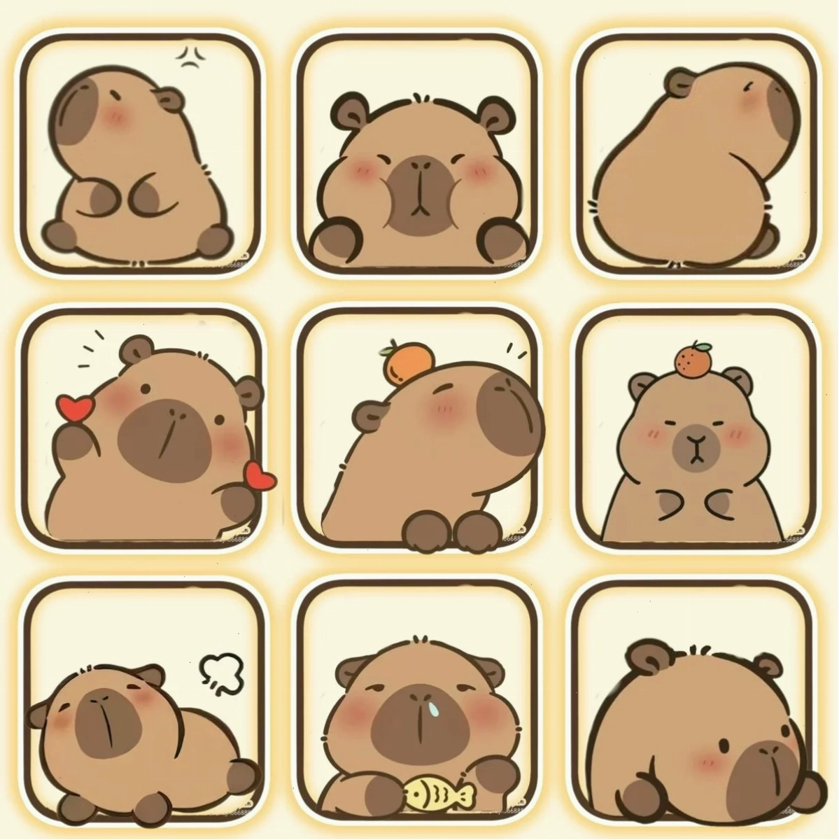 ảnh chibi động vật đáng yêu cute với phong cách ngộ nghĩnh
