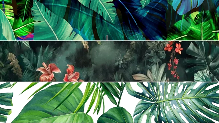 Best removable jungle leaf wallpaper for tropical theme in 2026
