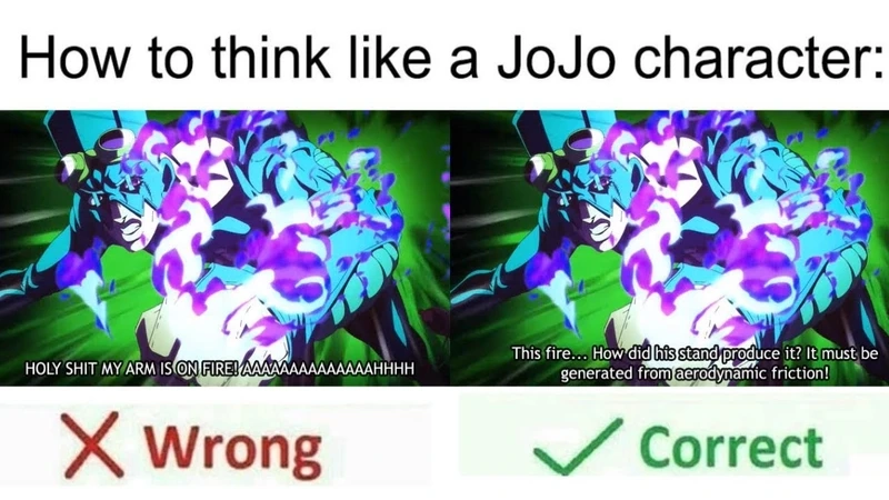 Biểu cảm huyền thoại từ jojo meme face nhìn là nhận ra ngay