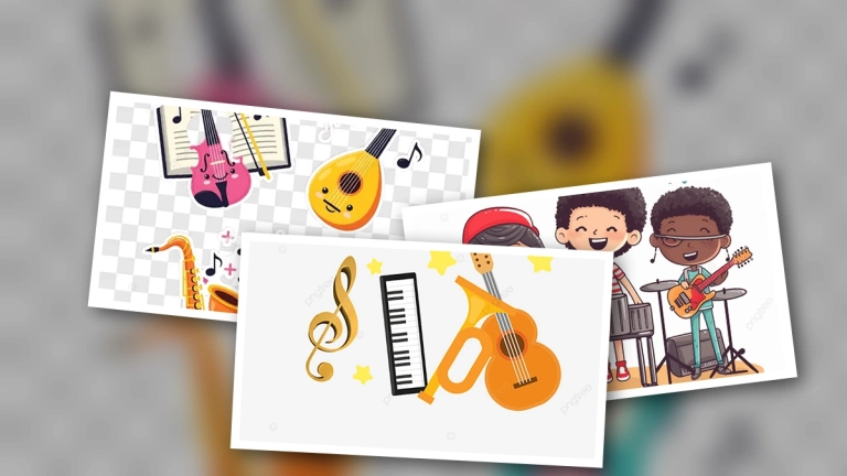 Bộ sưu tập ảnh chibi các loại nhạc cụ âm nhạc cực đẹp năm 2026