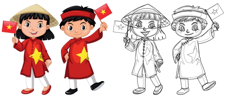 Chibi Áo Dài Việt Nam: Nét Duyên Dáng Giữa Thời Hiện Đại