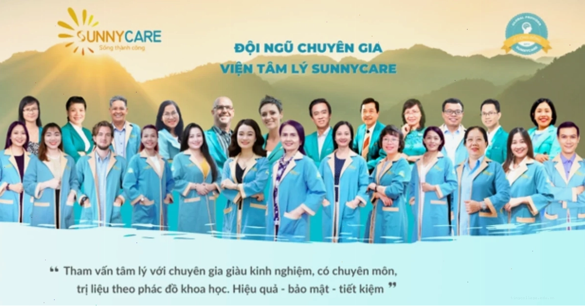 Đội ngũ chuyên gia tâm lý tại SunnyCare hỗ trợ tận tâm