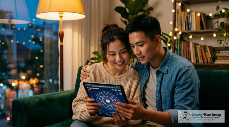 Giải mã bản đồ sao cặp đôi miễn phí: Khám phá tương lai tình yêu