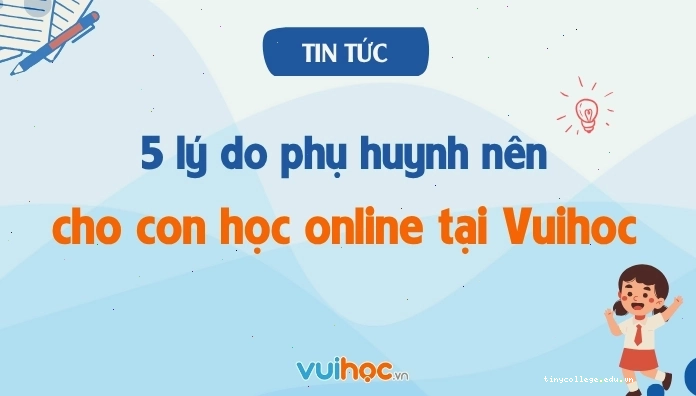 Học sinh Vuihoc đang tập trung học tập
