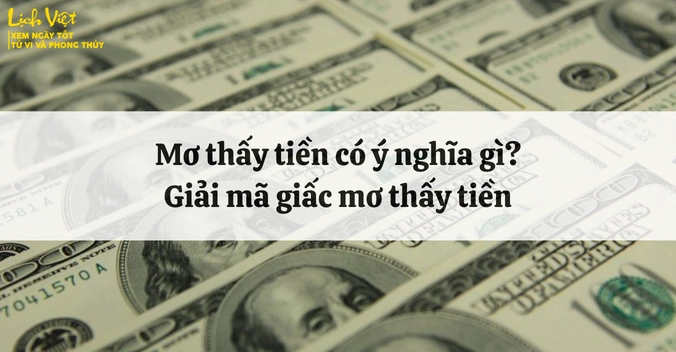 Mơ Thấy Được Cho Tiền Là Điềm Gì? Giải Mã Giấc Mơ Và Con Số May Mắn